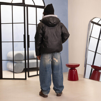 Kurtka Zimowa Leather Puffer