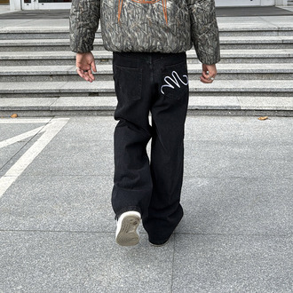 Spodnie Loose Letter